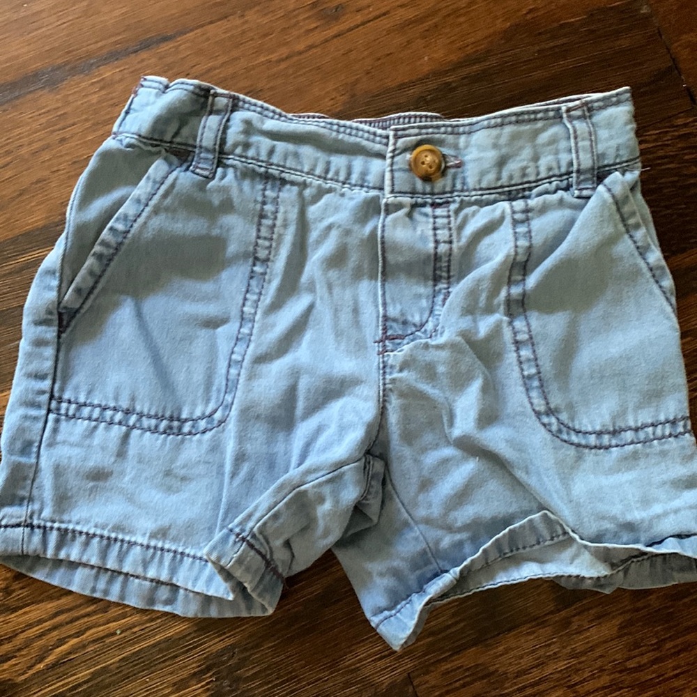 Carters light denim shorts